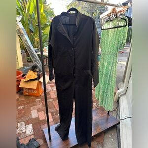 Lightweight black jumpsuit